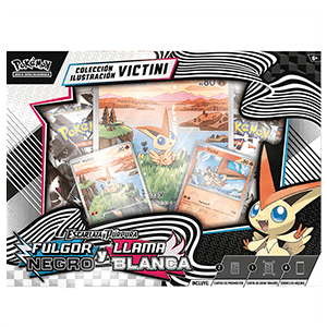 Caja Colección Ilustración Pokemon TCG Escarlata y Púrpura: Fulgor Negro y Llama Blanca