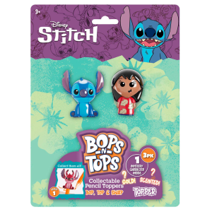 Blister 3 Toppers 3D Stitch Disney