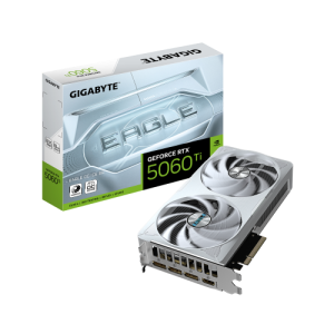 GIGABYTE GeForce RTX 5060 Ti EAGLE OC ICE 8G Tarjeta Gráfica – 8 GB GDDR7, 128 bits, PCI-E 5.0, 2617 MHz Frecuencia del núcleo, en GAME.es