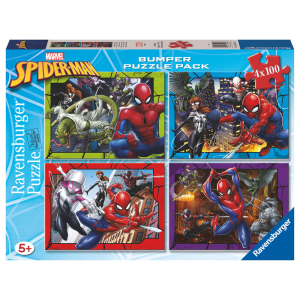 Puzzle Spiderman Marvel 4x100pzs Puzzle Spiderman Marvel 4x100pzs