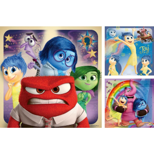 Puzzle Del Reves Disney Pixar 3x49pzs Puzzle Del Reves Disney Pixar 3x49pzs
