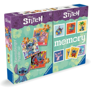 Multipack memory 3 puzzles Stitch Disney
