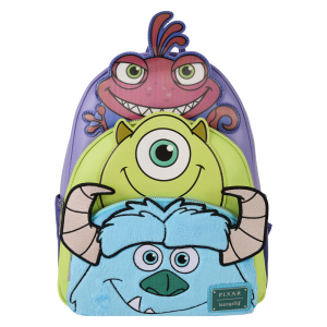 Mochila Mike Sully and Randall Monsters INC Disney Pixar Loungefly 31cm Mochila Mike Sully and Randall Monsters INC Disney Pixar Loungefly 31cm