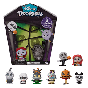Pack de 8 figuras Pesadilla antes de Navidad Doorables de 4 cm