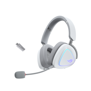 ASUS ROG Delta II Auriculares Inalámbrico y alámbrico Diadema Juego USB Tipo C Bluetooth Blanco