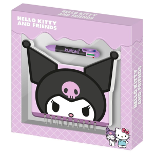 Diario Boligrafo Kuromi Hello Kitty and Friends