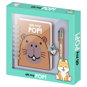 Diario Boligrafo Capibara Oh My Pop!