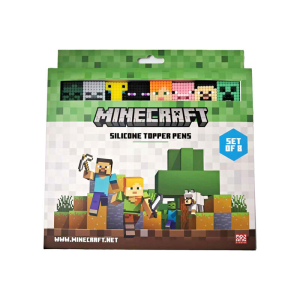 Set 8 Boligrafos Punta Fina Topper Minecraft