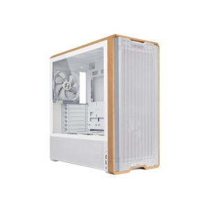 Lian Li Lancool LAN217W carcasa de ordenador Midi Tower Blanco, Madera