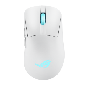 ASUS ROG Keris II Origin WHT raton Juego mano derecha RF Wireless Bluetooth USB Type-A optico 42000 DPI