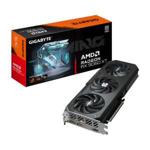 GIGABYTE Radeon RX 9060 XT GAMING OC 8G Tarjeta Gráfica - 8GB GDDR6, 128bit, PCI-E 5.0, 3320 MHz Frecuencia del núcleo, 2 x Dis