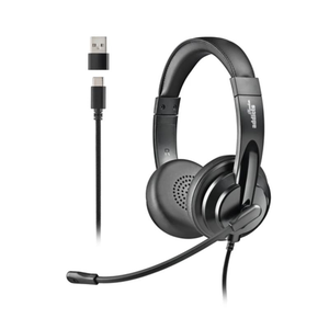 NGS VOX605 USB-C Auriculares Alámbrico Diadema Llamadas/Música USB Tipo C Negro