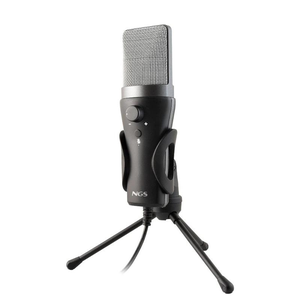 NGS MS120 USB Negro Micrófono para crear podcasts
