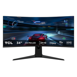 TCL 34R83Q 34´´ - MiniLED - 4K UHD - 170Hz 1ms - Curvo - Monitor Gaming