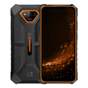 HAMMER Iron V 16,5 cm (6.5") SIM doble Android 13 4G USB Tipo C 6 GB 64 GB 6320 mAh Negro, Naranja