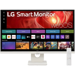 MONITOR LG 27U731SA-W MONITOR MYVIEW 27 PANEL IPS 3840 X 2160 60HZ 5MS GTG WEBOS 24 DCI-P3 90 AJUSTE EN INCLINACI