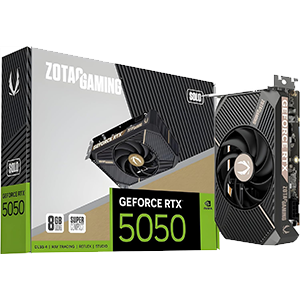 Zotac Gaming GeForce RTX 5050 Solo 8GB GDDR6 - Tarjeta Grafica Gaming