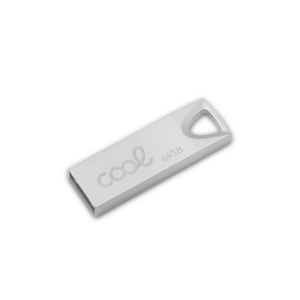 PENDRIVE 64GB USB 20 COOL METAL KEY PLATA