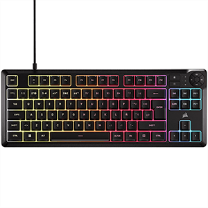 Corsair K55 Core TKL RGB Negro Spanish Layout - Teclado Gaming