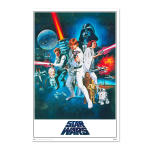 Poster Una Nueva Esperanza Episodio IV Star Wars Poster Una Nueva Esperanza Episodio IV Star Wars