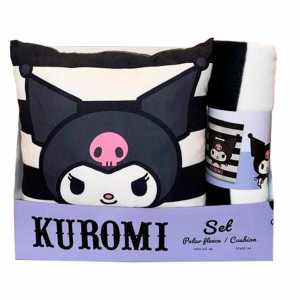 Set manta polar cojin Kuromi Hello Kitty en GAME.es