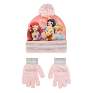 Set gorro y guantes Princesas Disney