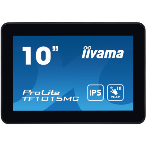iiyama TF1015MC-B3 pantalla para PC 25,6 cm (10.1") 1280 x 800 Pixeles HD LED Pantalla táctil Negro