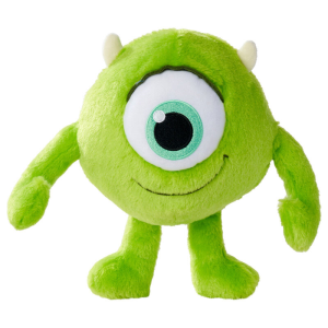 Peluche Mike Wazowski Monstruos SA Flufflets Disney Pixar 25cm en GAME.es