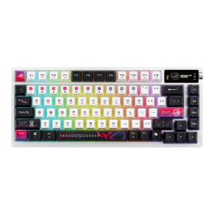 ASUS ROG Azoth X teclado Juego USB + RF Wireless + Bluetooth Negro, Blanco