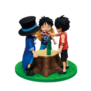 Figura Ichibansho Ace Sabo Luffy Dramatic Memories One Piece 10cm