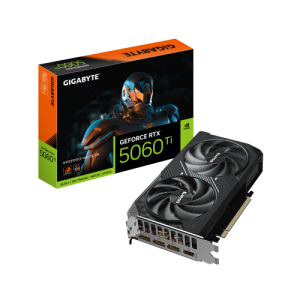 GIGABYTE GeForce RTX 5060 Ti WINDFORCE MAX OC 8G Tarjeta Gráfica – 8 GB GDDR7, 128 bits, PCI-E 5.0, 2587 MHz Frecuencia del núc