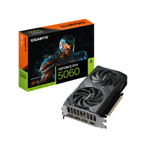 GIGABYTE GeForce RTX 5060 WINDFORCE MAX OC 8G Tarjeta Gráfica – 8 GB GDDR7, 128 bits, PCI-E 5.0, 2512 MHz Frecuencia del núcleo,