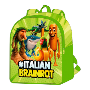 Mochila Italian Brainrot 28cm
