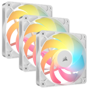 Corsair RS120-R ARGB Carcasa del ordenador Ventilador 12 cm Blanco 3 pieza(s)