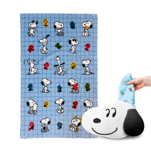 Almohada y manta de viaje 2 en 1 Snoopy Woodstock Snoopy en GAME.es