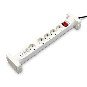 Salicru SPS SAFE 5S+ Blanco 5 salidas AC 230 V 1,4 m