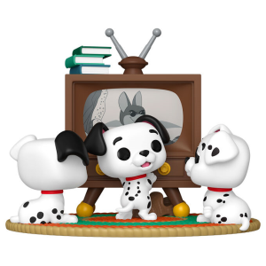 Figura POP Moment Disney 101 Dalmatas Rolly Patch Lucky with TV