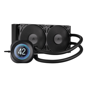Corsair Nautilus 240 RS LCD Procesador Sistema de refrigeración líquida todo en uno 12 cm Negro 1 pieza(s)