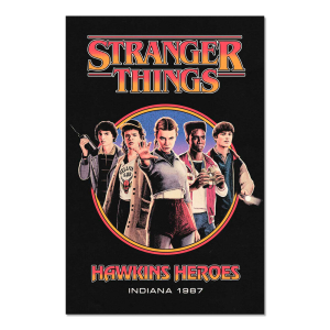 Poster Hawkins Heroes Stranger Things en GAME.es