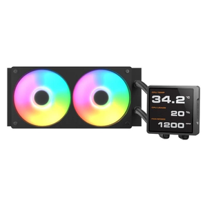 COUGAR CGR-PSDVPRGB-B-240 Procesador Sistema de refrigeración líquida todo en uno 12 cm Negro