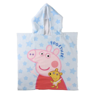 Poncho toalla Peppa Pig microfibra en GAME.es