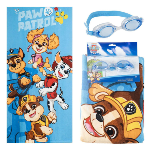 Set toalla gafas natacion Patrulla Canina Paw Patrol