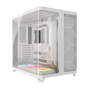 Corsair AIR 5400 LX-R RGB iCUE LINK Midi Tower Blanco