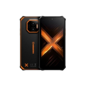 HAMMER Energy X2 5G 8/256 GB 15,5 cm (6.1") SIM doble Android 15 USB Tipo C 8 GB 5000 mAh Negro, Naranja