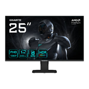 GIGABYTE GS25F2A Monitor Gaming 25 FHD 1920 x 1080 240Hz 1ms 300 cd m² Display HDR 10 HDMI 20 DisplayPort 14