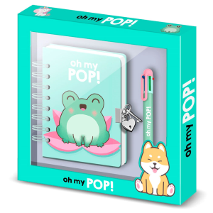 Diario boligrafo Froggy Oh My Pop!