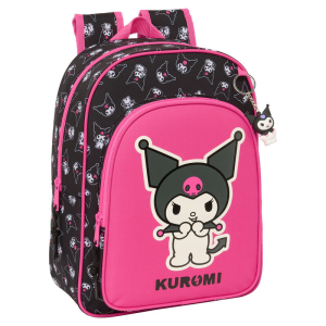 Mochila Kuromi Hello Kitty adaptable 34cm