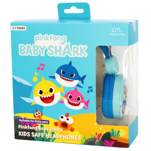 OTL Technologies Baby Shark Auriculares Alámbrico Diadema Música Azul