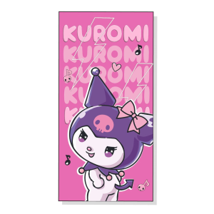 Toalla Kuromi Hello Kitty microfibra