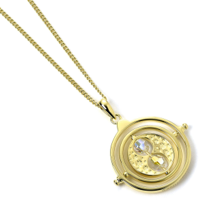 Colgante Giratiempos Harry Potter plata baI±o oro